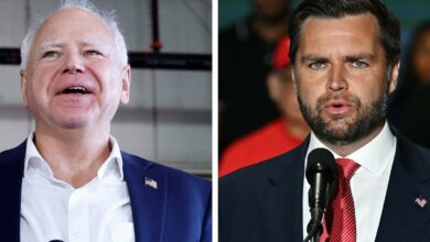 J. D. Vance vs. Tim walz