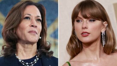 Taylor swift kamala harris