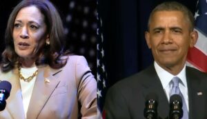 Barack obama and kamala harris