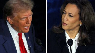 Kamala harris and donald trump