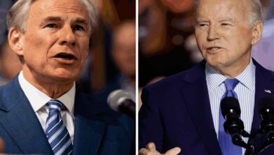 Greg Abbott and Biden