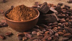 Caffeine in cocoa powder