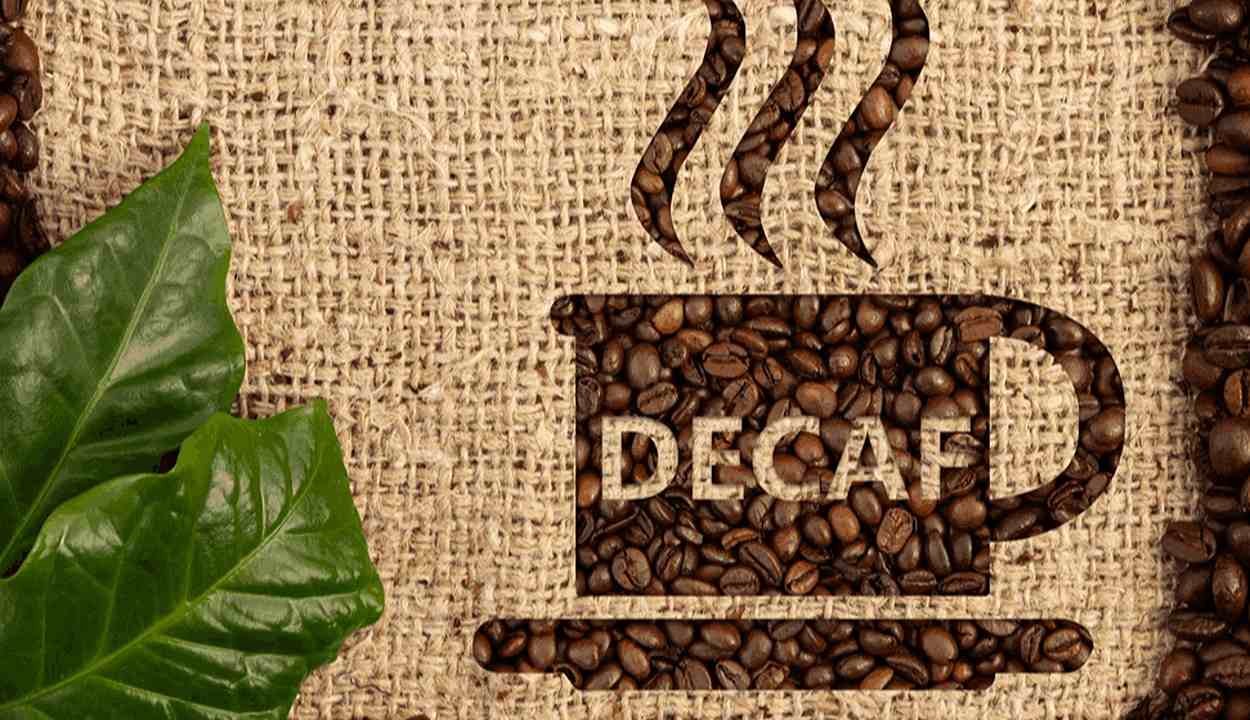 Caffeine in decaf coffee
