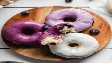 Dunkin Donuts Blueberry Donut