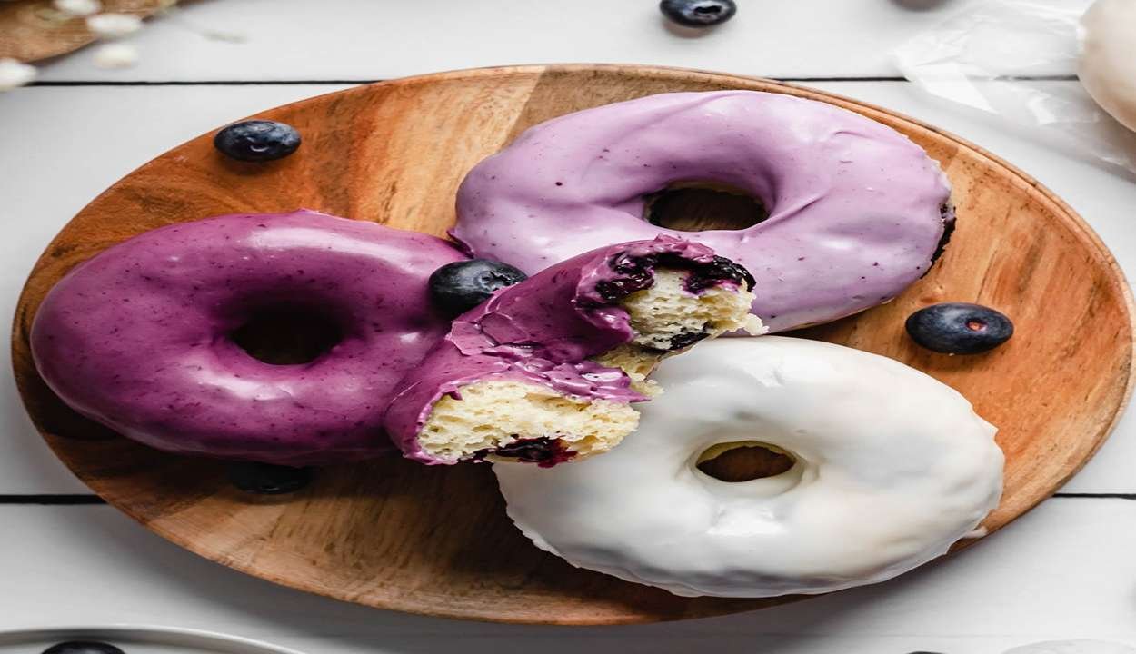 Dunkin donuts blueberry donut