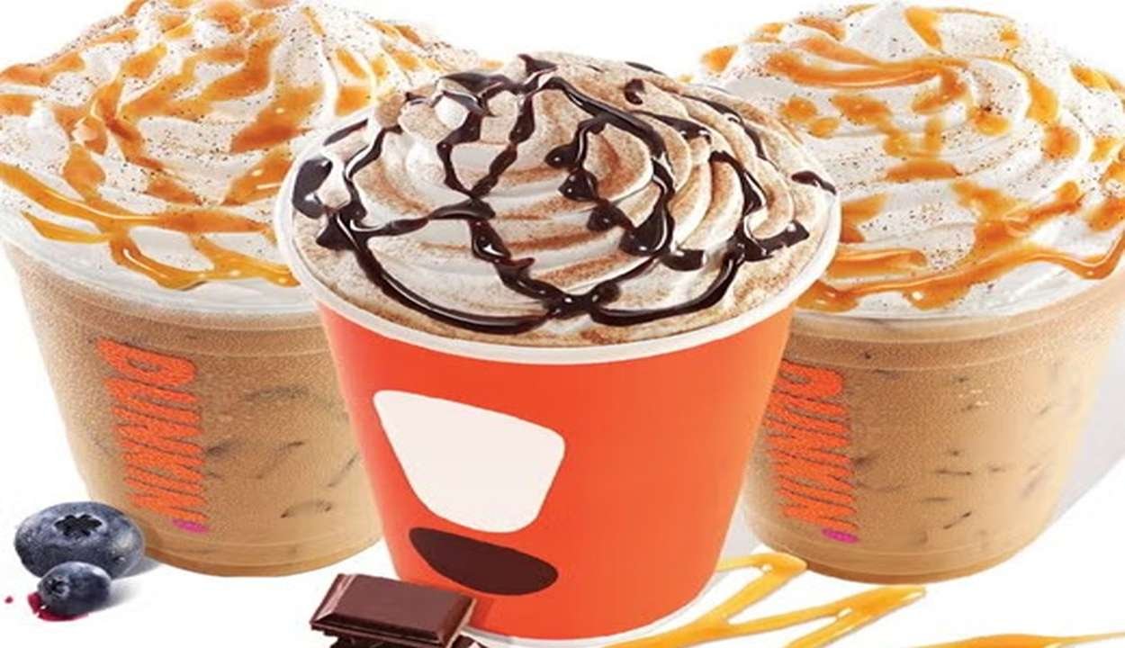 Dunkin donuts latte menu