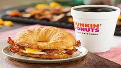 Dunkin' donuts' breakfast