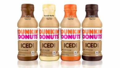 Dunkin' mocha iced coffee