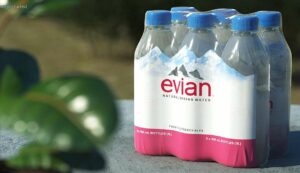 Evian mineral water