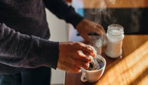 Protein powder to iced coffee