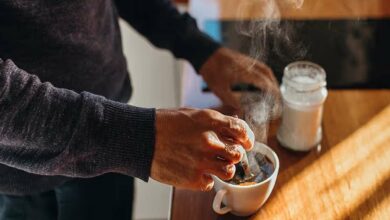 Protein powder to iced coffee