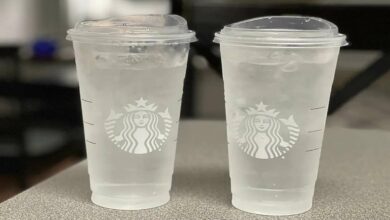 Starbucks water prices