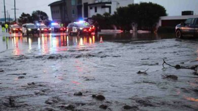 Heavy rains in southern california